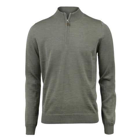 Merino Half Zip Grønn