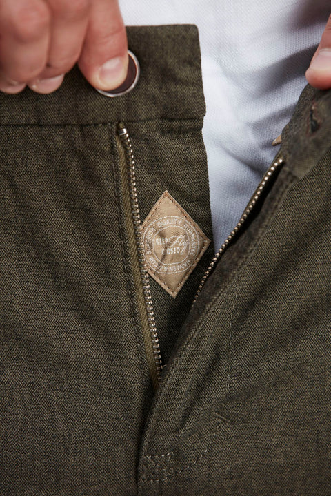 Fazmera Flanel Chino, mid green Grønn