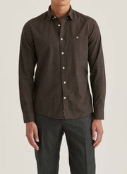 Watts Flannel shirt Brun