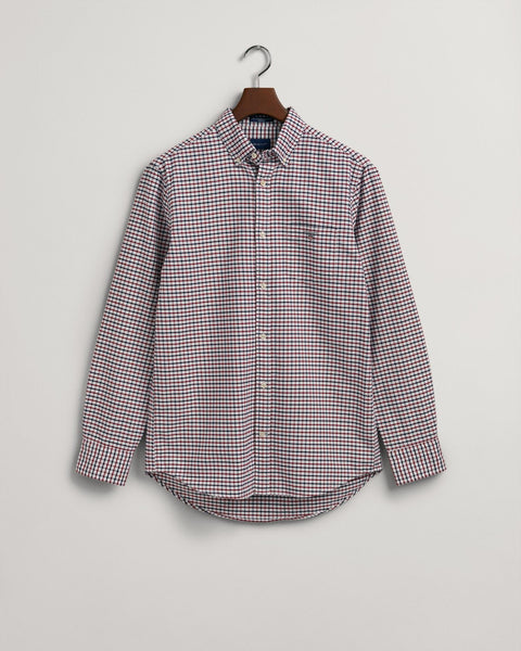 Oxford Tattersall Mørkerød
