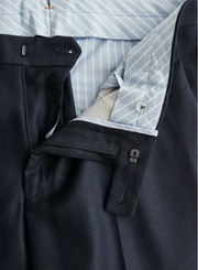 Bobby Flannel Suit Trousers Marine