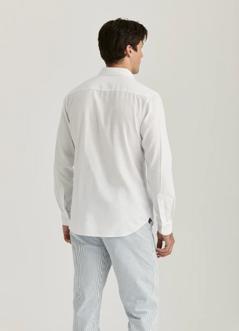 Pinpoint Oxford Shirt - Slim Hvit