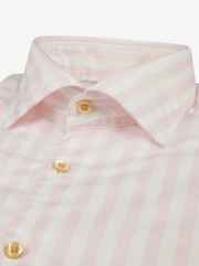Twill Shirt FB Stripe Rosa