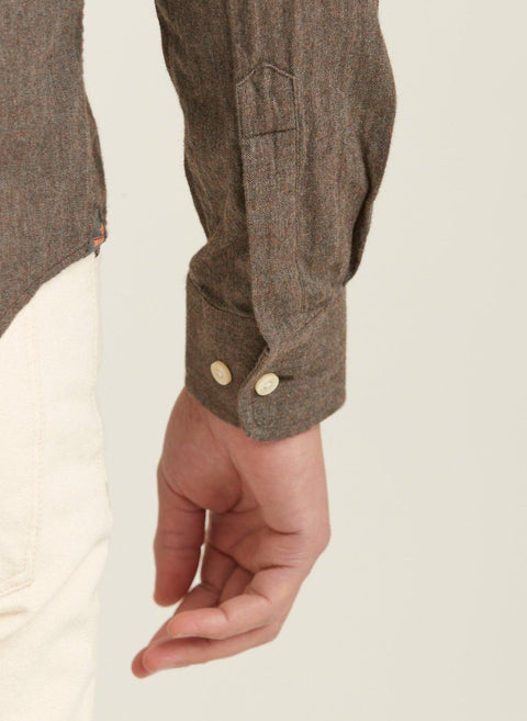 Watts Flannel BD Brun
